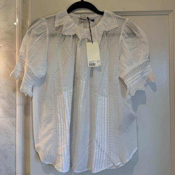 Zadig & Voltaire Tupel Collared Blouse size small - Picture 2 of 4